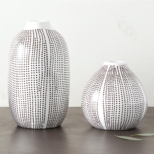 Dotted Ceramic Vase