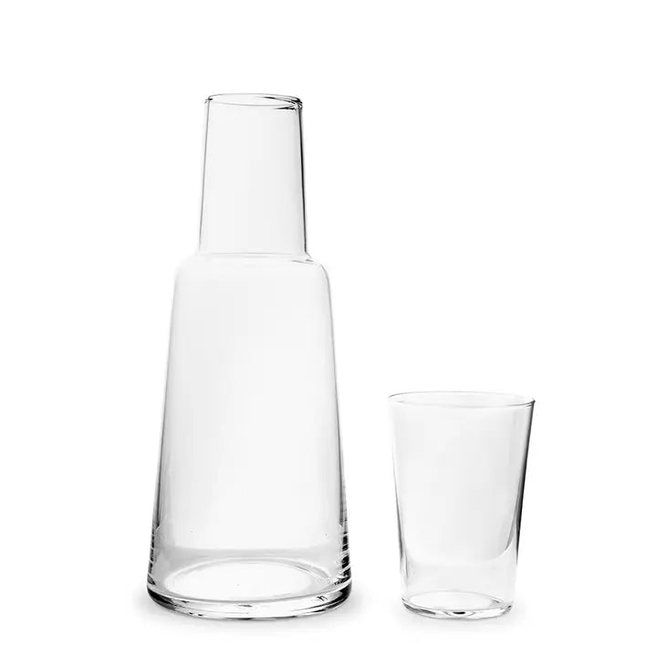 Bedside Water Carafe and Glass Set