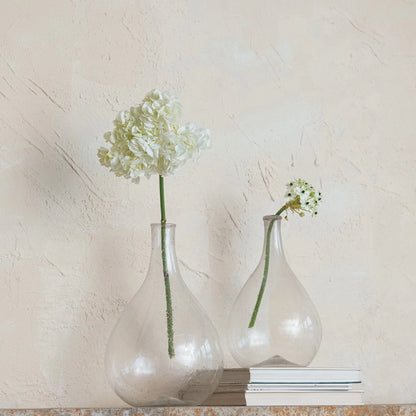 Hand-Blown Glass Bottle Vase