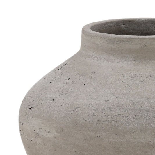 Jocasta Vase- Natural Grey