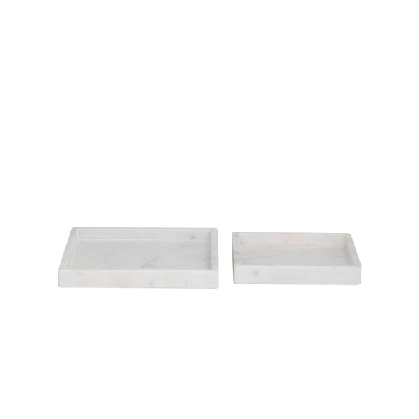 Modern White Marble Tray