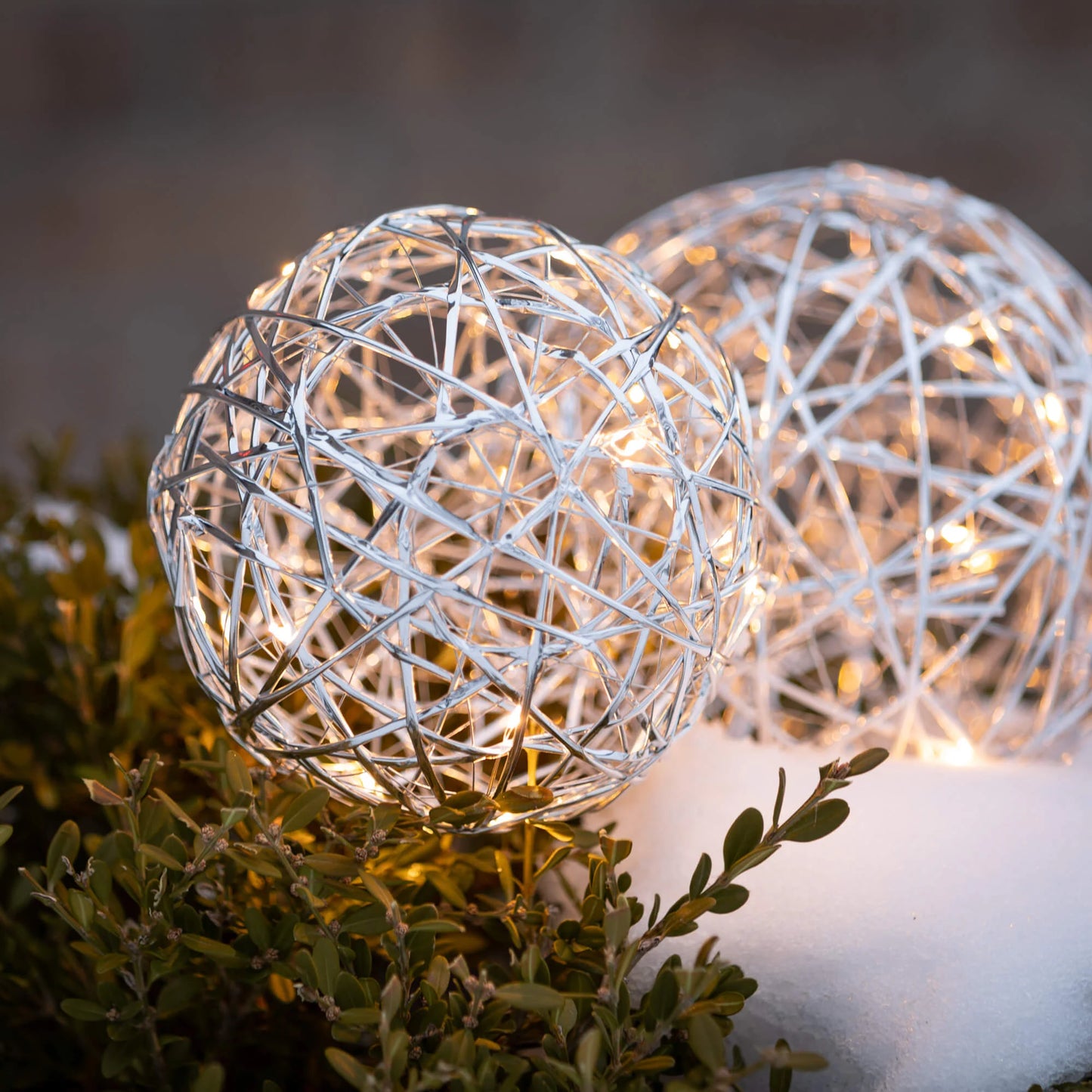 Lighted Ball Ornament