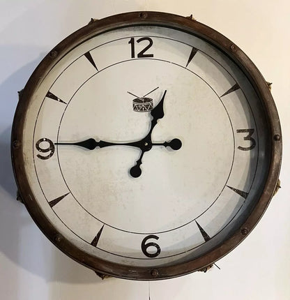 Rope Snare Drum Clock