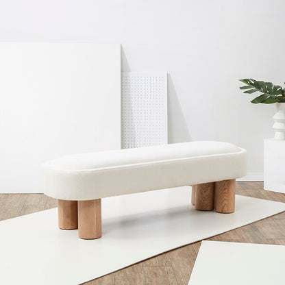 Organic Boucle Bench