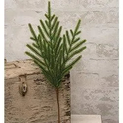 Faux Norfolk Pine Holiday Pick