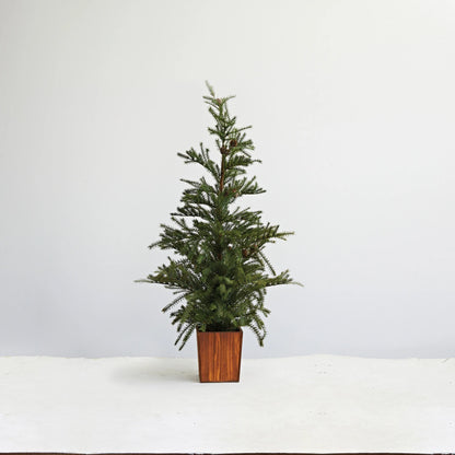 Tall Faux Spruce Tree