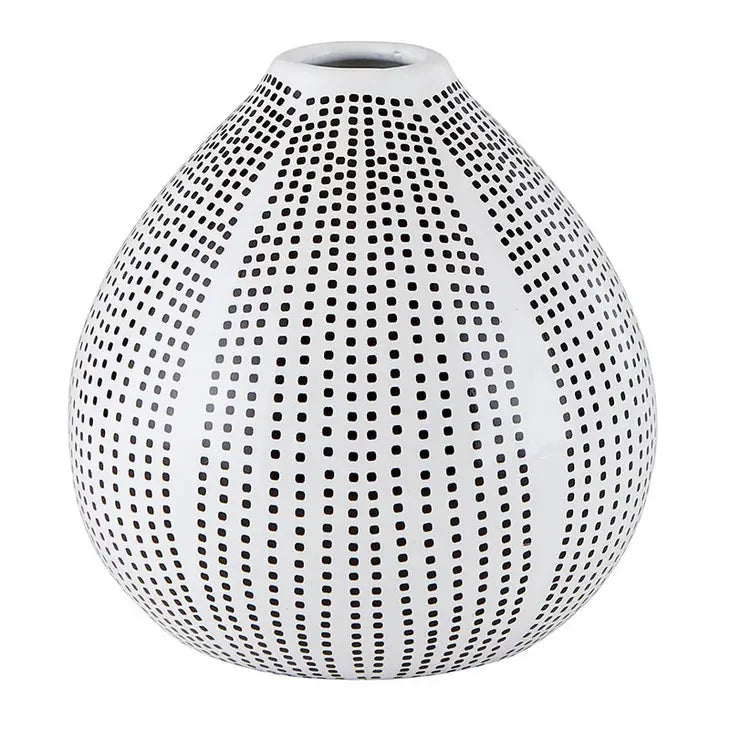 Dotted Ceramic Vase