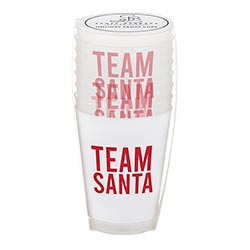 Stack of Team Santa Frost Cups