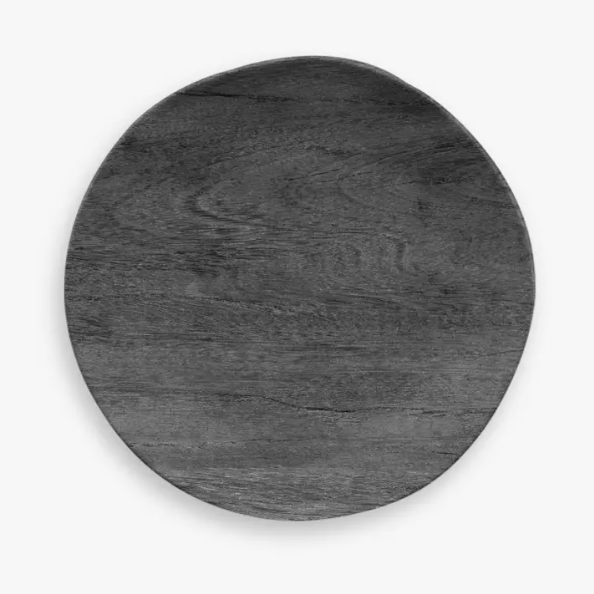 Blackened Wood Dinnerware