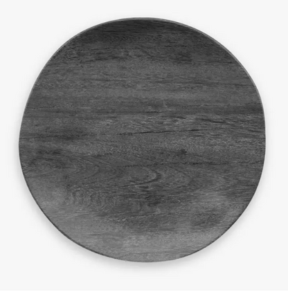 Blackened Wood Dinnerware