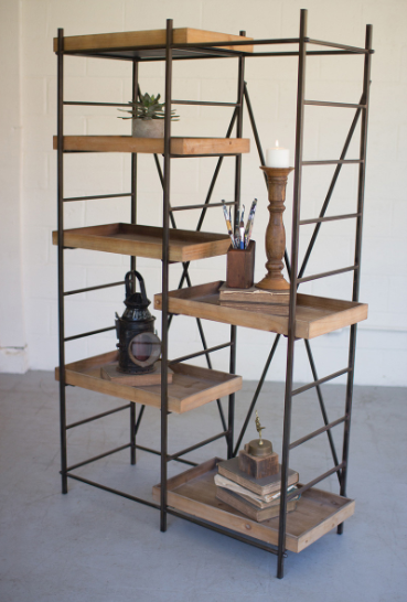 Iron Shelving Unit